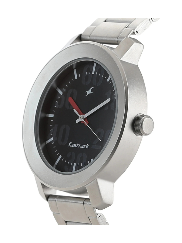 Men’s Brown Leather Strap Analog Watch | White Dial Premium Classic Wrist Watch