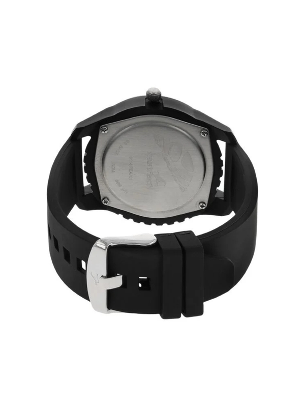 Men’s Black Leather Strap Analog Watch | White Dial Premium Classic Wrist Watch