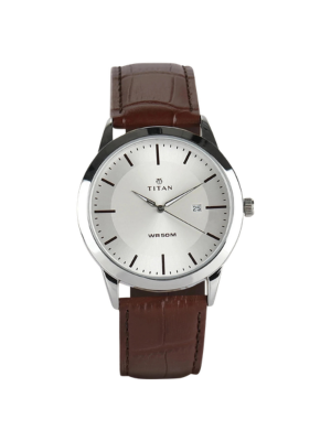 Men’s Blue Dial Metal Strap Wrist Watch