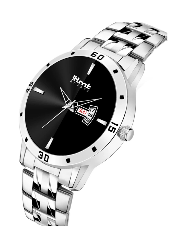 Men’s Black Dial Black Strap Wrist Watch