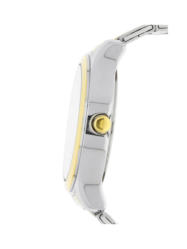 Men’s Silver Dial Metal Strap Wrist Watch