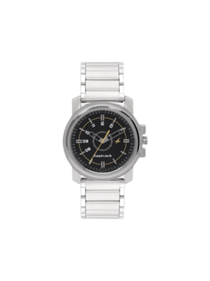 Men’s Premium Analog Watch | Stylish Black Dial Stainless Steel Wrist Watch