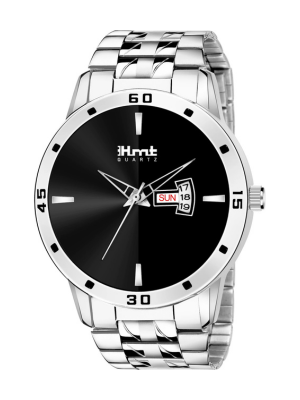 Men’s Black Dial Black Strap Wrist Watch