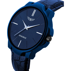 Boys Blue Dial Silicone Strap Wrist Watch