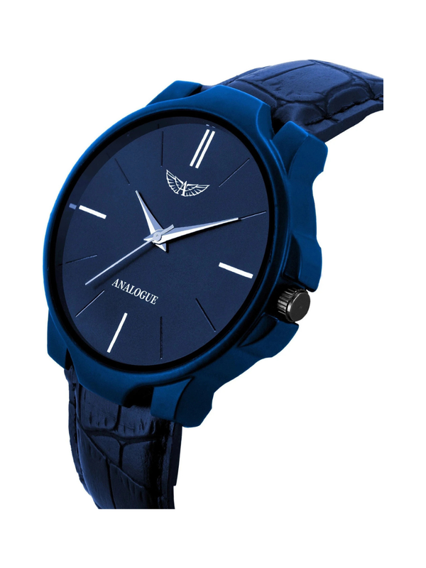 Boys Blue Dial Silicone Strap Wrist Watch