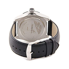 Men’s Brown Leather Strap Analog Watch | White Dial Premium Classic Wrist Watch