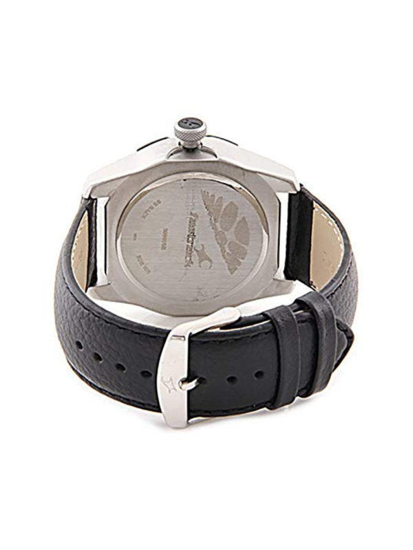 Men’s Brown Leather Strap Analog Watch | White Dial Premium Classic Wrist Watch