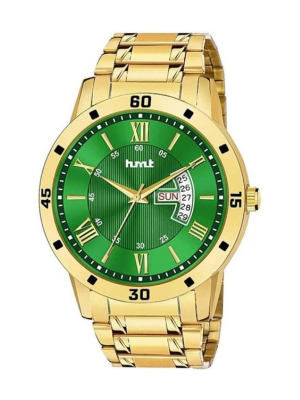 Premium Gold Chain Green Dial Watch