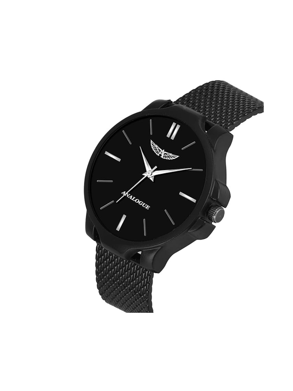 Boys Black Dial Silicone Strap Wrist Watch