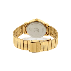 Men’s Gold Stainless Steel Analog Watch | Champagne Dial Premium Elegant Wrist Watch