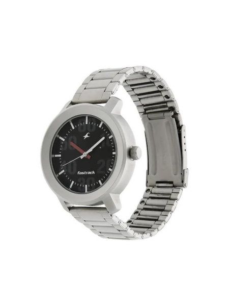Men’s Brown Leather Strap Analog Watch | White Dial Premium Classic Wrist Watch