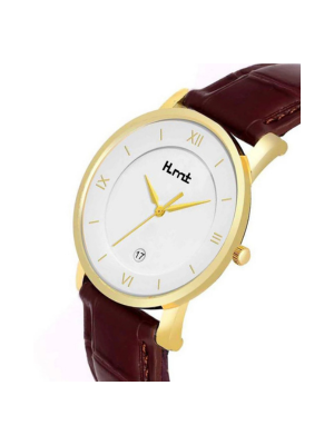Men’s Silver Dial Metal Strap Wrist Watch