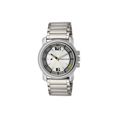 Men’s Silver Stainless Steel Analog Watch | Black Dial Premium Stylish Wrist Watch