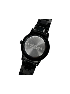 Men’s Black Dial Metal Strap Wrist Watch
