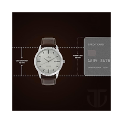 Men’s Blue Dial Metal Strap Wrist Watch