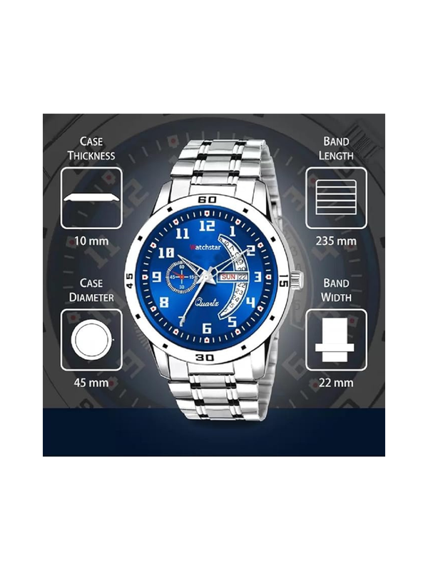 Menskaart Luxury MK Watch