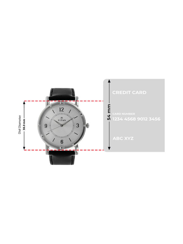Men’s Brown Leather Strap Analog Watch | Classic Silver Dial Premium Wrist Watch