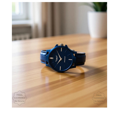 Boys Blue Dial Silicone Strap Wrist Watch