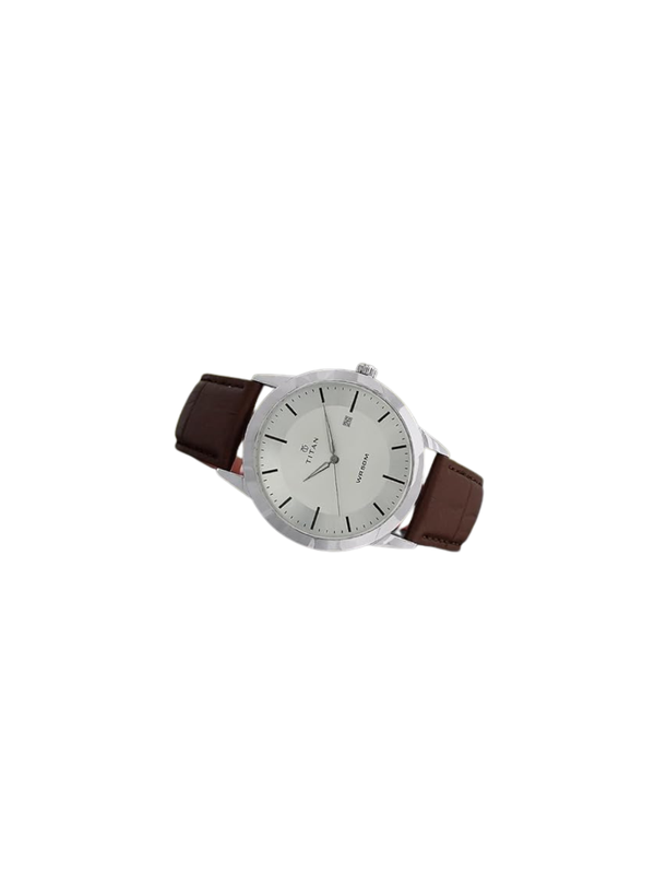 Men’s Blue Dial Metal Strap Wrist Watch