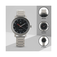 Men’s Brown Leather Strap Analog Watch | White Dial Premium Classic Wrist Watch