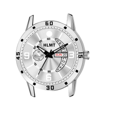 Men’s Black Dial Metal Strap Wrist Watch