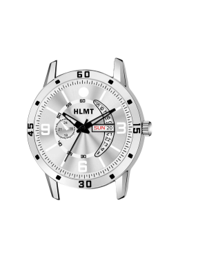 Men’s Black Dial Metal Strap Wrist Watch