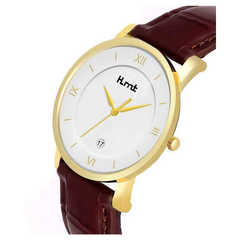 Men’s Silver Dial Metal Strap Wrist Watch