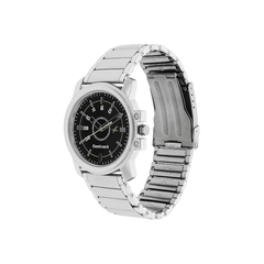 Men’s Premium Analog Watch | Stylish Black Dial Stainless Steel Wrist Watch