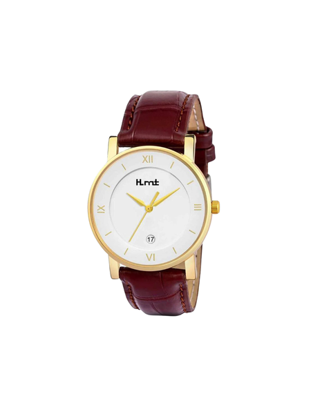 Men’s Silver Dial Metal Strap Wrist Watch