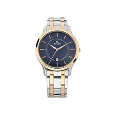 Men’s Black Leather Strap Analog Watch | Premium White Dial Elegant Wrist Watch