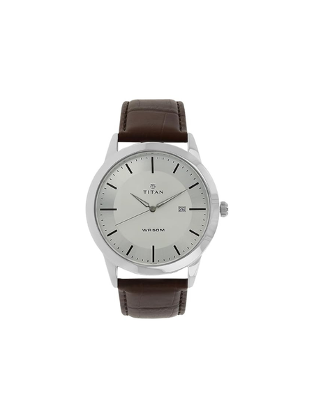 Men’s Blue Dial Metal Strap Wrist Watch