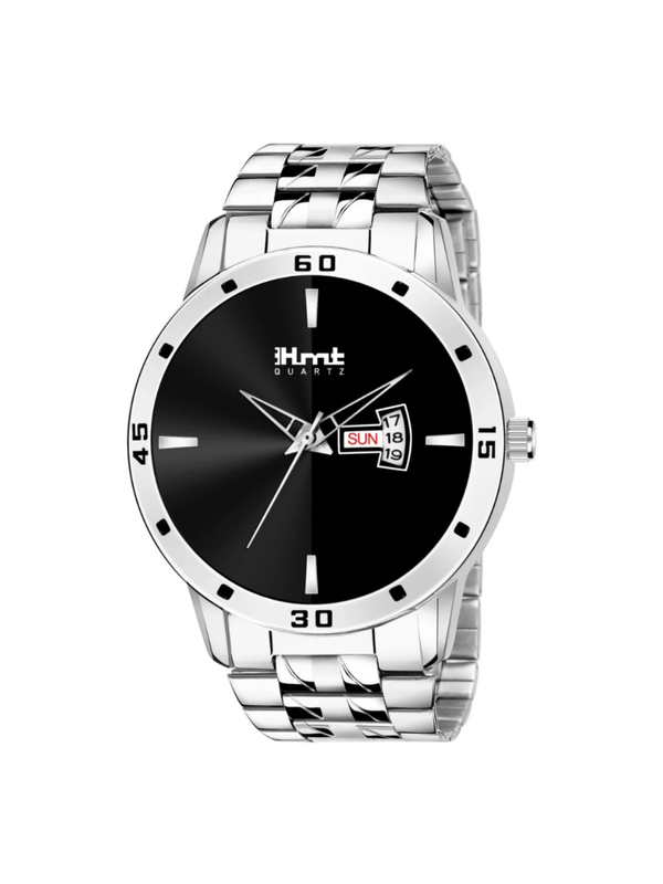 Men’s Black Dial Black Strap Wrist Watch
