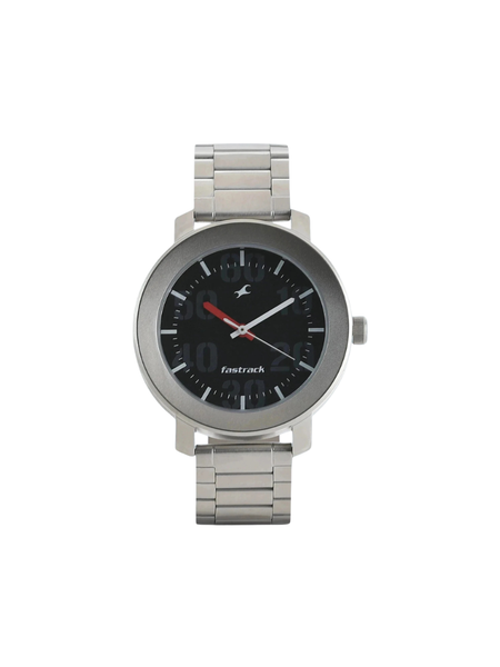 Men’s Brown Leather Strap Analog Watch | White Dial Premium Classic Wrist Watch