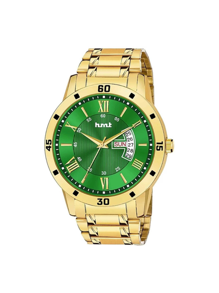 Premium Gold Chain Green Dial Watch