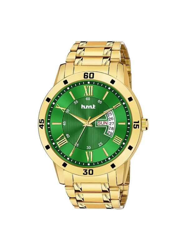 Premium Gold Chain Green Dial Watch